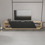 Hanah Home Rhodes Soporte de TV Roble y Antracita